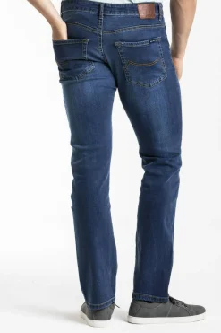 RICA LEWIS RL703 - Jean homme droit stretch stone