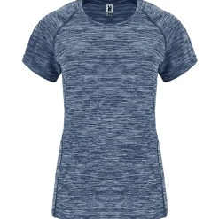 Roly CA6649 - AUSTIN WOMAN T-shirt technique femme en tissu polyester avec manches courte style raglan
