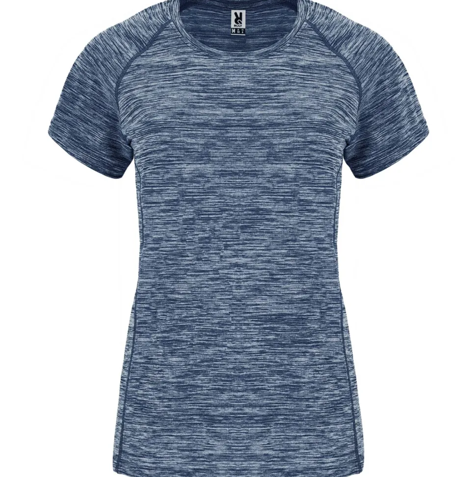 Roly CA6649 - AUSTIN WOMAN T-shirt technique femme en tissu polyester avec manches courte style raglan