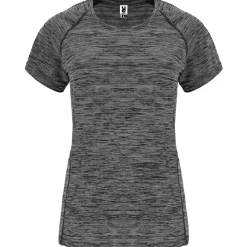 Roly CA6649 - AUSTIN WOMAN T-shirt technique femme en tissu polyester avec manches courte style raglan