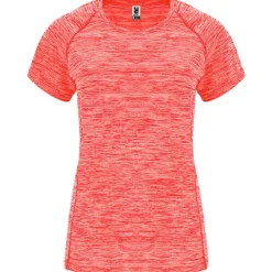 Roly CA6649 - AUSTIN WOMAN T-shirt technique femme en tissu polyester avec manches courte style raglan