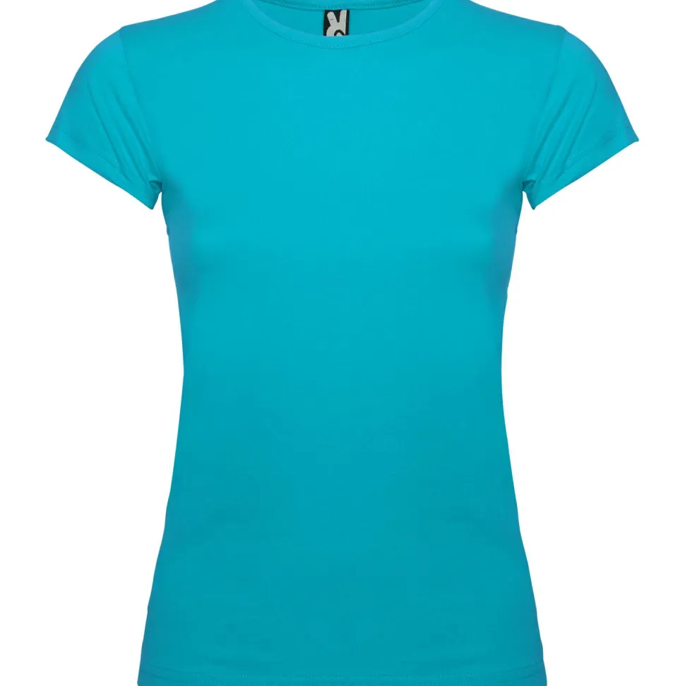 Roly CA6597 - BALI T-shirt manches courtes et col avec finition liseré étroit ton sur ton