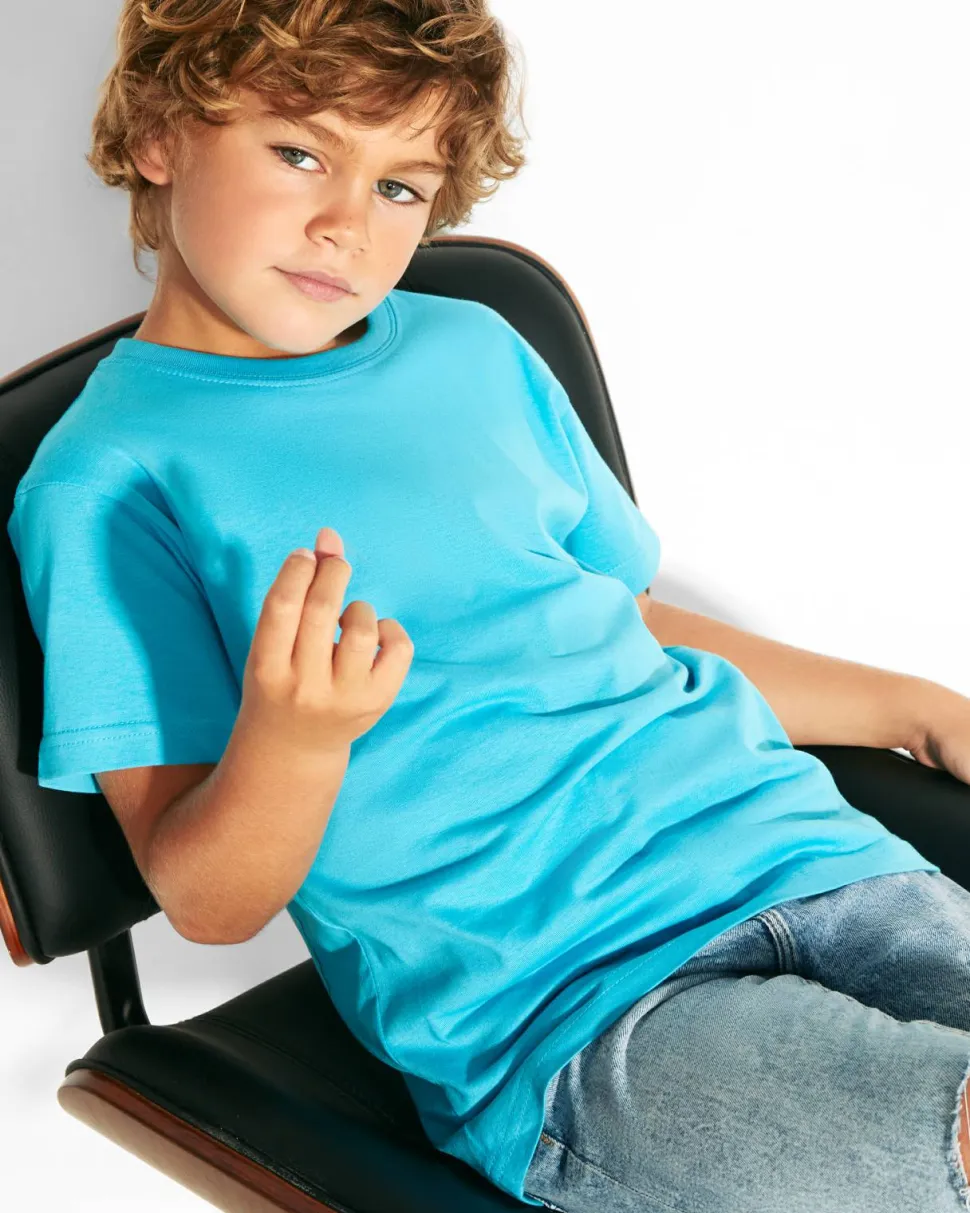 Roly CA6550 - BRACO T-shirt manches courtes tissé en jauge fine pour un rendu plus compact