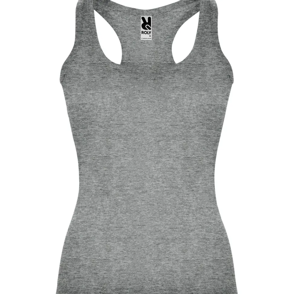 Roly CA6517 - CAROLINA T-shirt coupe près du corps avec encolure et emmanchure liserés