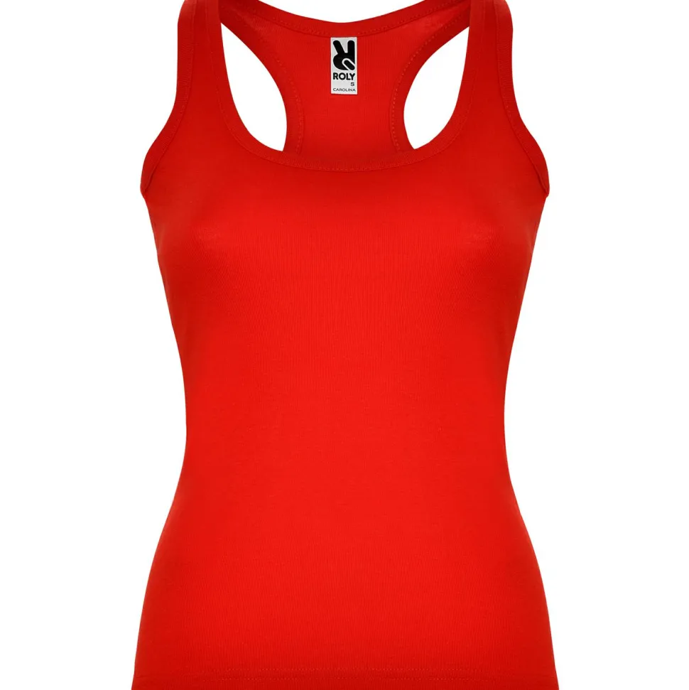 Roly CA6517 - CAROLINA T-shirt coupe près du corps avec encolure et emmanchure liserés