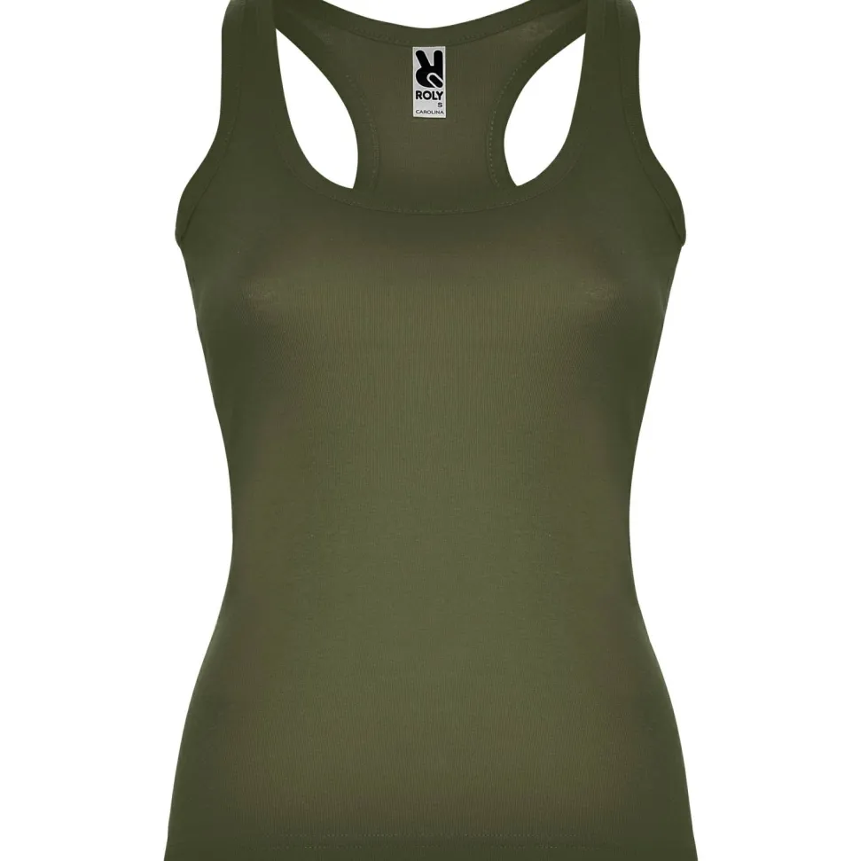 Roly CA6517 - CAROLINA T-shirt coupe près du corps avec encolure et emmanchure liserés