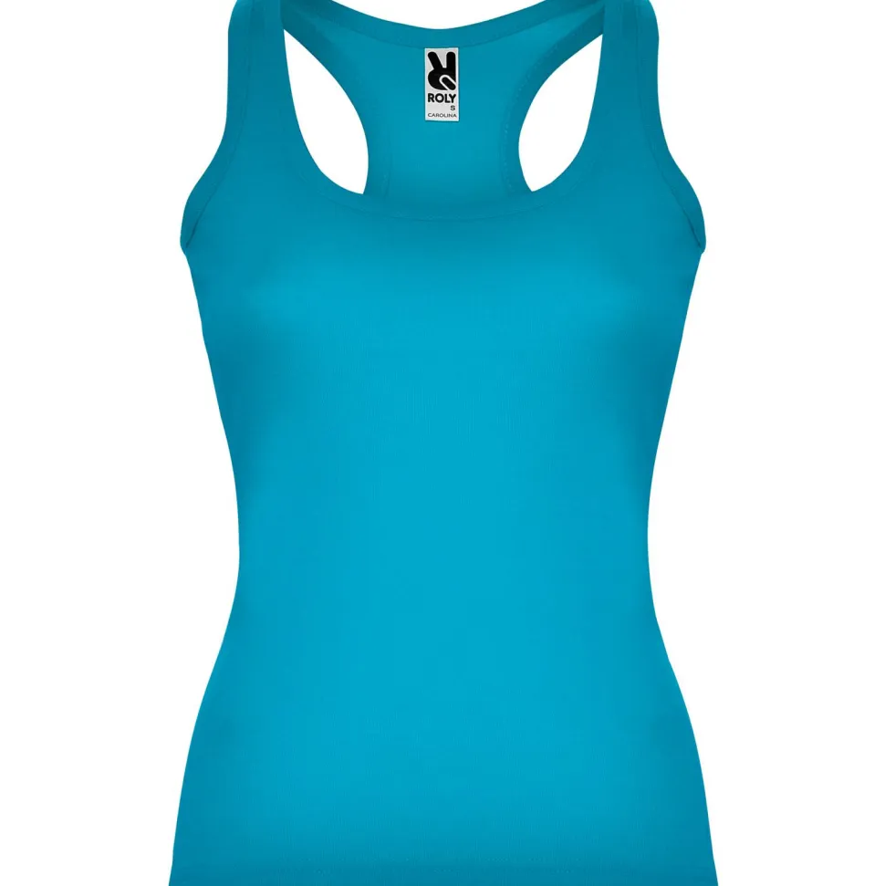 Roly CA6517 - CAROLINA T-shirt coupe près du corps avec encolure et emmanchure liserés