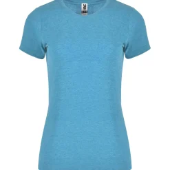Roly CA6661 - FOX WOMAN T-shirt manches courtes pour femme en tissu chiné