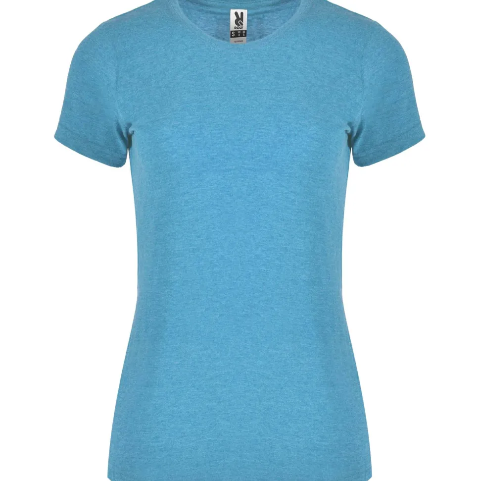 Roly CA6661 - FOX WOMAN T-shirt manches courtes pour femme en tissu chiné