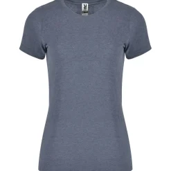 Roly CA6661 - FOX WOMAN T-shirt manches courtes pour femme en tissu chiné