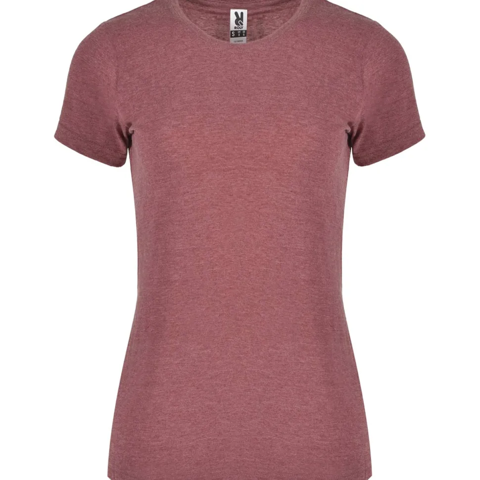 Roly CA6661 - FOX WOMAN T-shirt manches courtes pour femme en tissu chiné