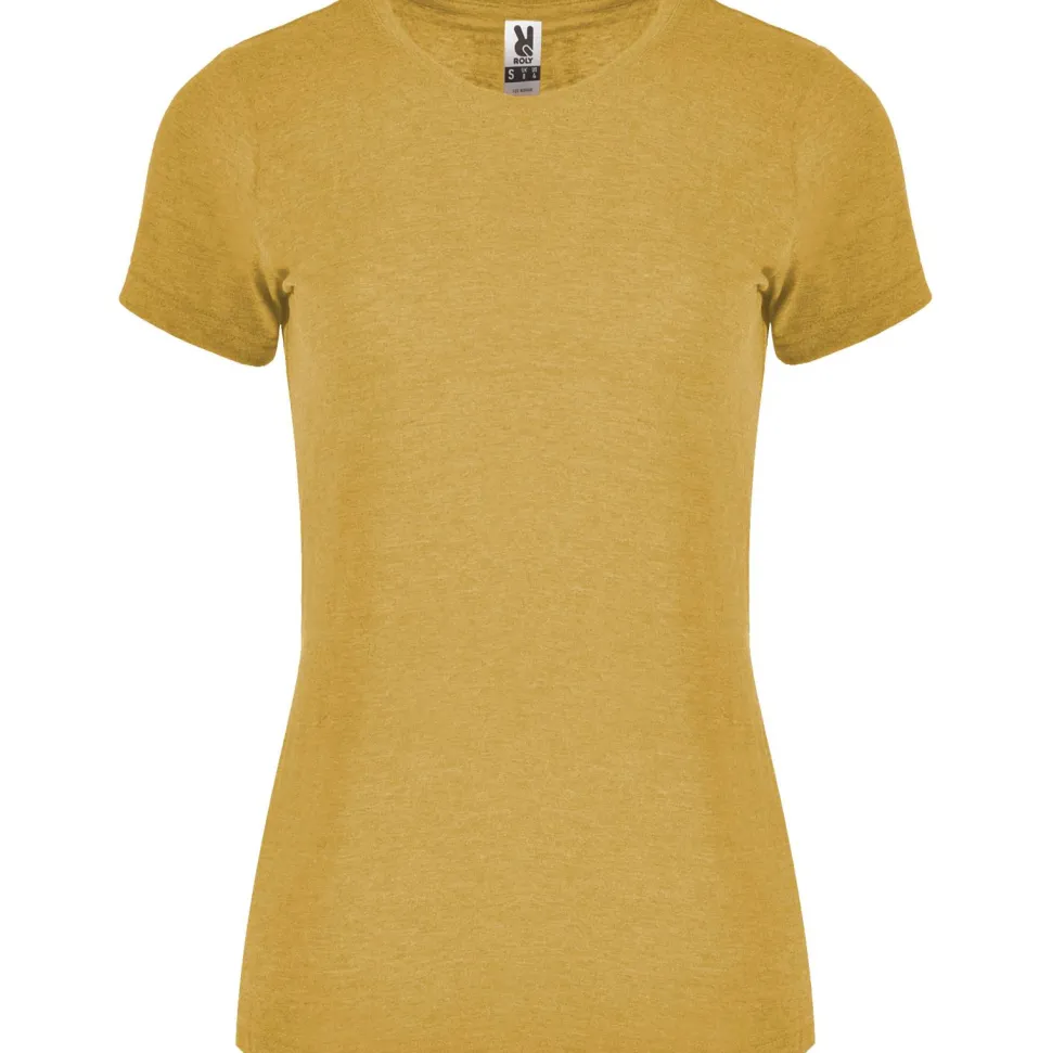 Roly CA6661 - FOX WOMAN T-shirt manches courtes pour femme en tissu chiné