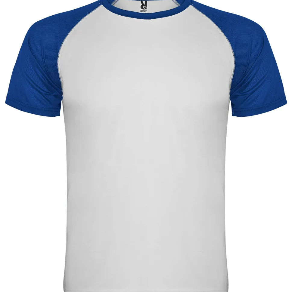 Roly CA6650 - INDIANAPOLIS T-shirt sportif manches courtes raglans contrastées