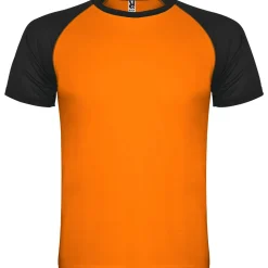 Roly CA6650 - INDIANAPOLIS T-shirt sportif manches courtes raglans contrastées