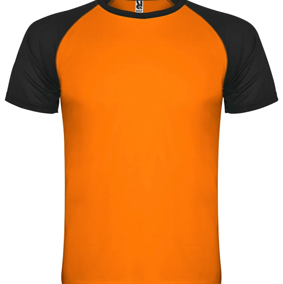 Roly CA6650 - INDIANAPOLIS T-shirt sportif manches courtes raglans contrastées