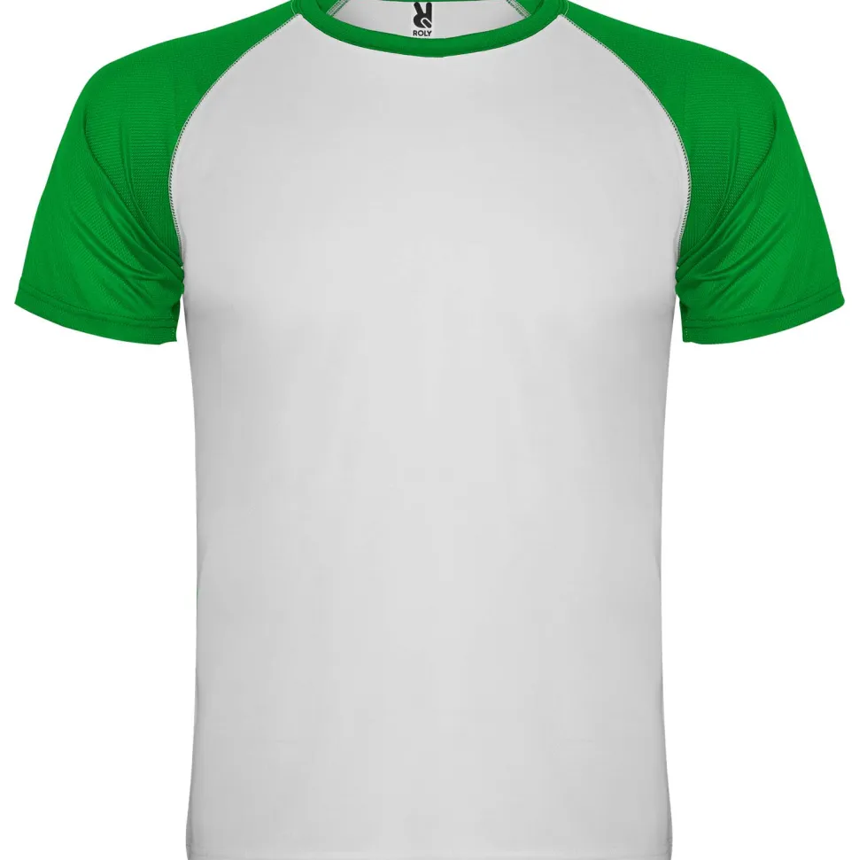 Roly CA6650 - INDIANAPOLIS T-shirt sportif manches courtes raglans contrastées