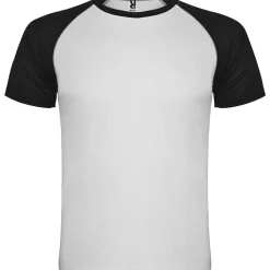 Roly CA6650 - INDIANAPOLIS T-shirt sportif manches courtes raglans contrastées