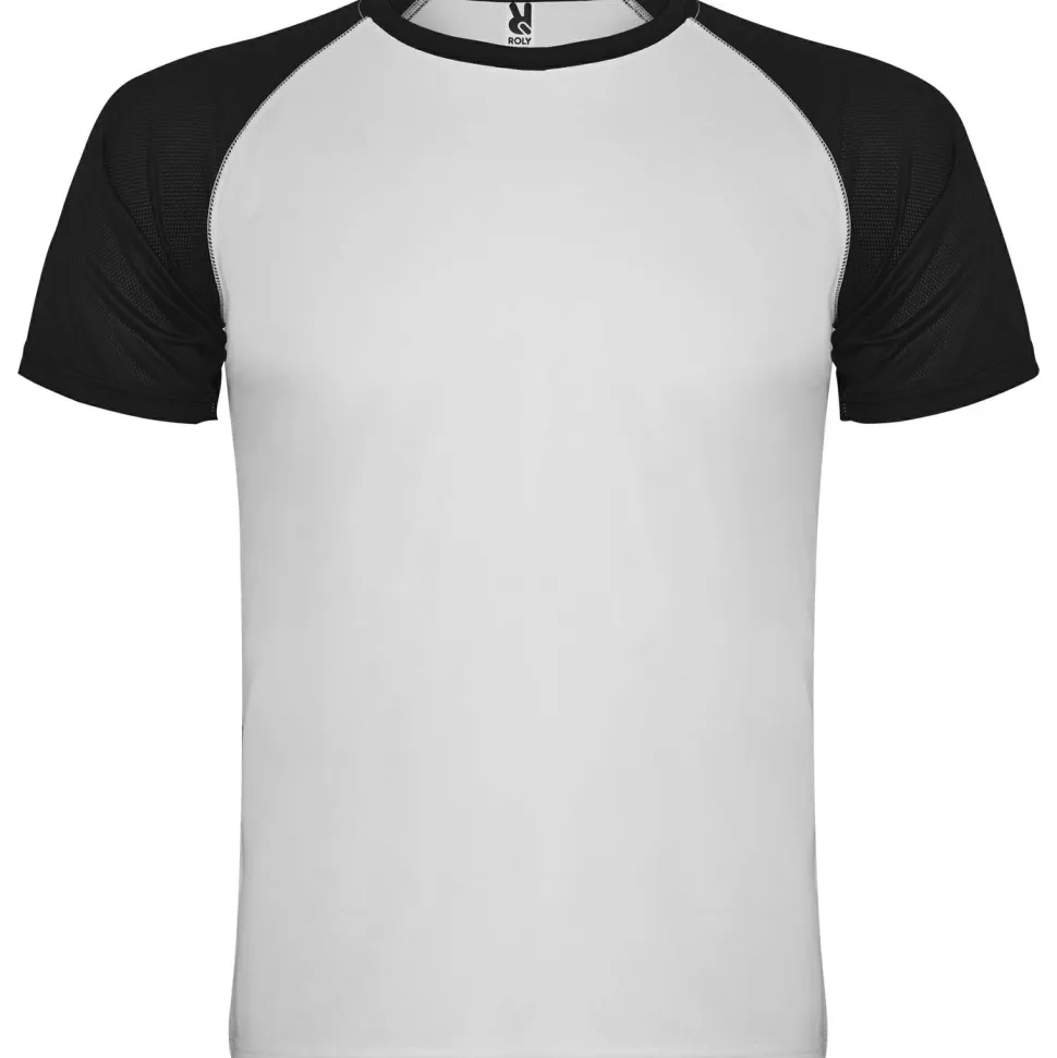 Roly CA6650 - INDIANAPOLIS T-shirt sportif manches courtes raglans contrastées
