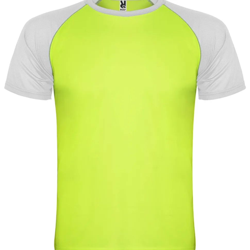 Roly CA6650 - INDIANAPOLIS T-shirt sportif manches courtes raglans contrastées