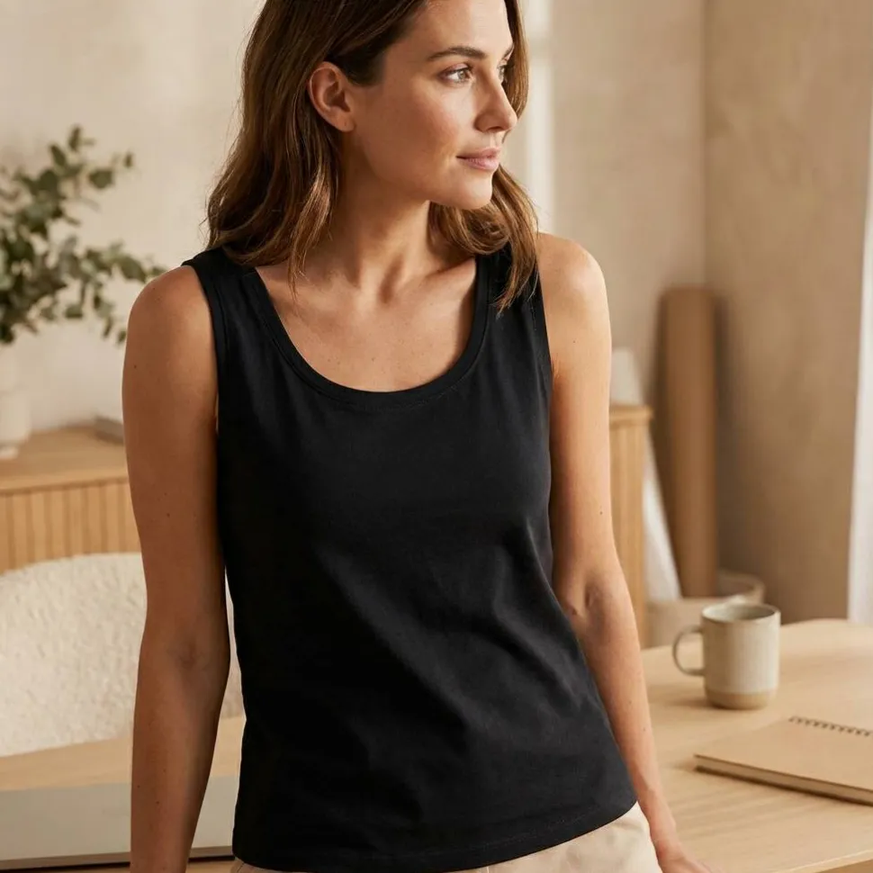 Roly CA6536 - NARA T-shirt ample pour femme avec bretelles larges