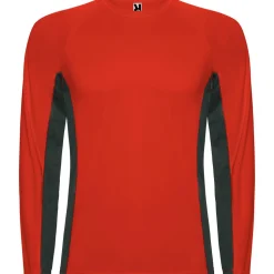 Roly CA6670 - SHANGHAI L/S T-shirt combiné avec deux tissus en polyester