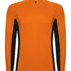 Roly CA6670 - SHANGHAI L/S T-shirt combiné avec deux tissus en polyester
