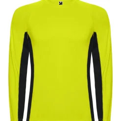 Roly CA6670 - SHANGHAI L/S T-shirt combiné avec deux tissus en polyester