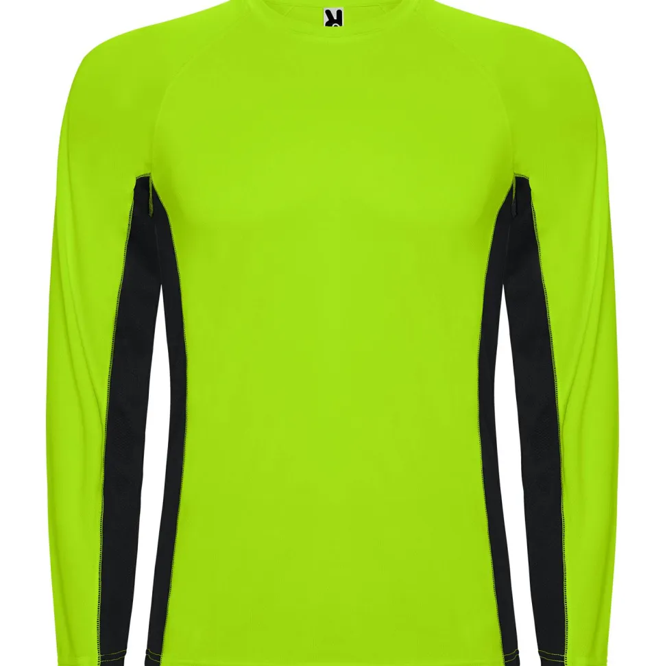Roly CA6670 - SHANGHAI L/S T-shirt combiné avec deux tissus en polyester