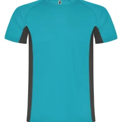 Roly CA6595 - SHANGHAI T-shirt technique combiné avec deux tissus en polyester