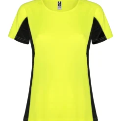 Roly CA6648 - SHANGHAI WOMAN T-shirt technique combiné avec deux tissus en polyester