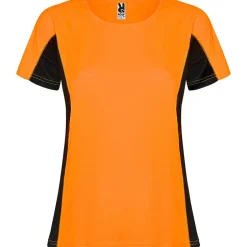 Roly CA6648 - SHANGHAI WOMAN T-shirt technique combiné avec deux tissus en polyester
