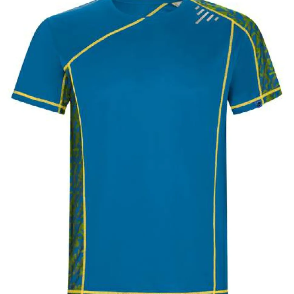Roly CA0426 - SOCHI T-shirt technique à manches raglan avec empiècements imprimés