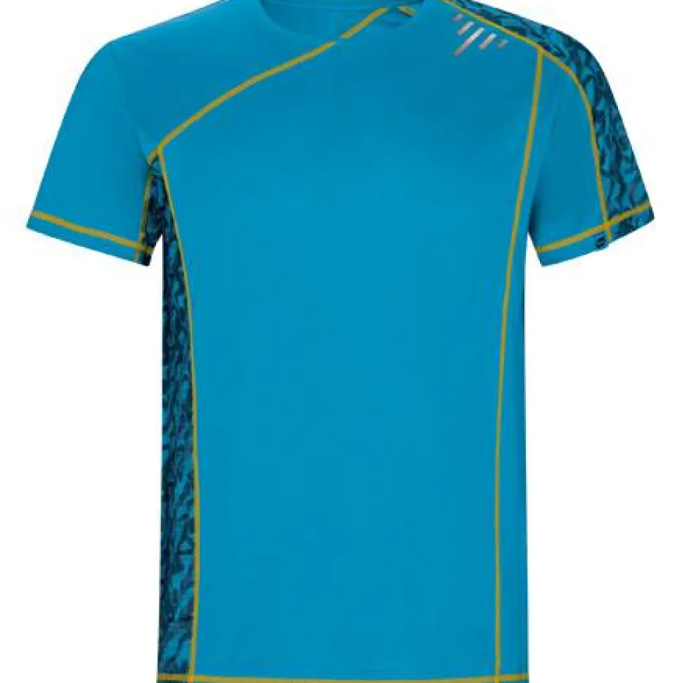 Roly CA0426 - SOCHI T-shirt technique à manches raglan avec empiècements imprimés