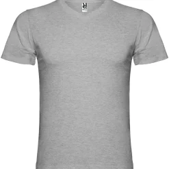 Roly CA6503 - T-shirt Col V Double Épaisseur en Coton
