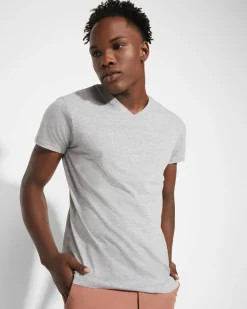 Roly CA6503 - T-shirt Col V Double Épaisseur en Coton