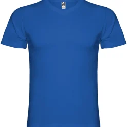 Roly CA6503 - T-shirt Col V Double Épaisseur en Coton
