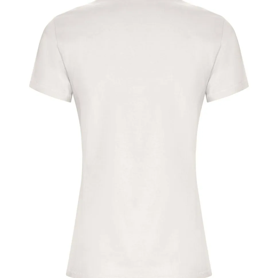 Roly CA6696 - T-shirt Femme Ajusté en Coton Bio à Manches Courtes