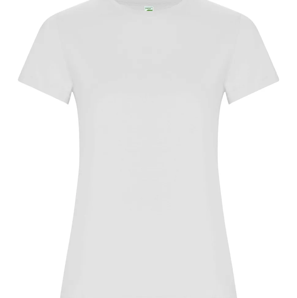 Roly CA6696 - T-shirt Femme Ajusté en Coton Bio à Manches Courtes