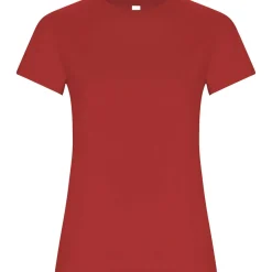Roly CA6696 - T-shirt Femme Ajusté en Coton Bio à Manches Courtes