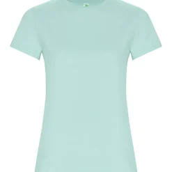 Roly CA6696 - T-shirt Femme Ajusté en Coton Bio à Manches Courtes
