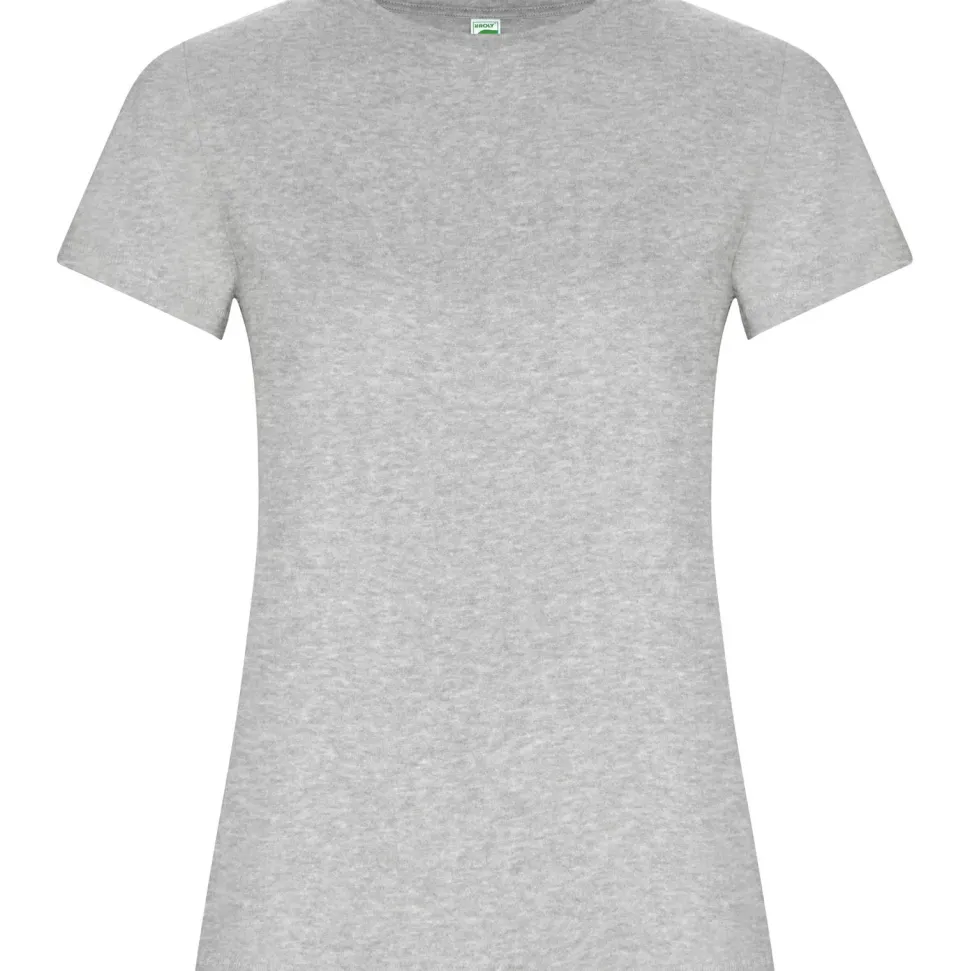 Roly CA6696 - T-shirt Femme Ajusté en Coton Bio à Manches Courtes