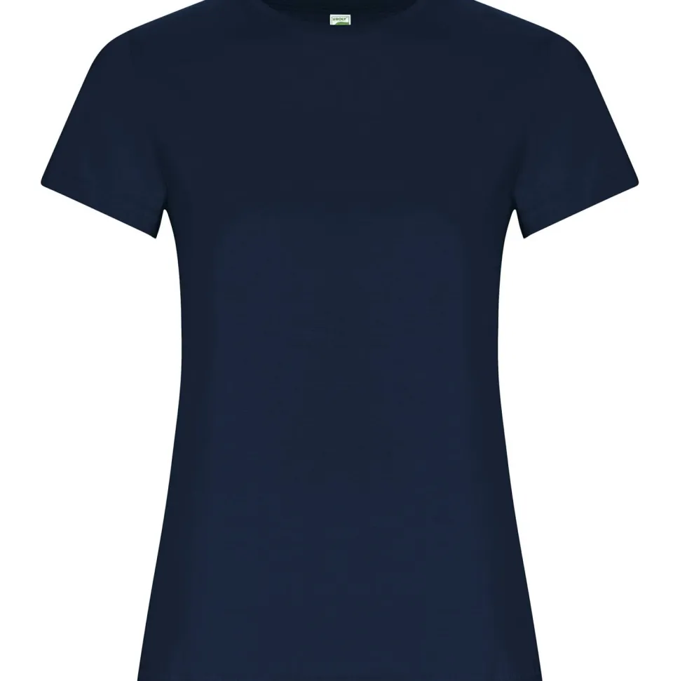 Roly CA6696 - T-shirt Femme Ajusté en Coton Bio à Manches Courtes