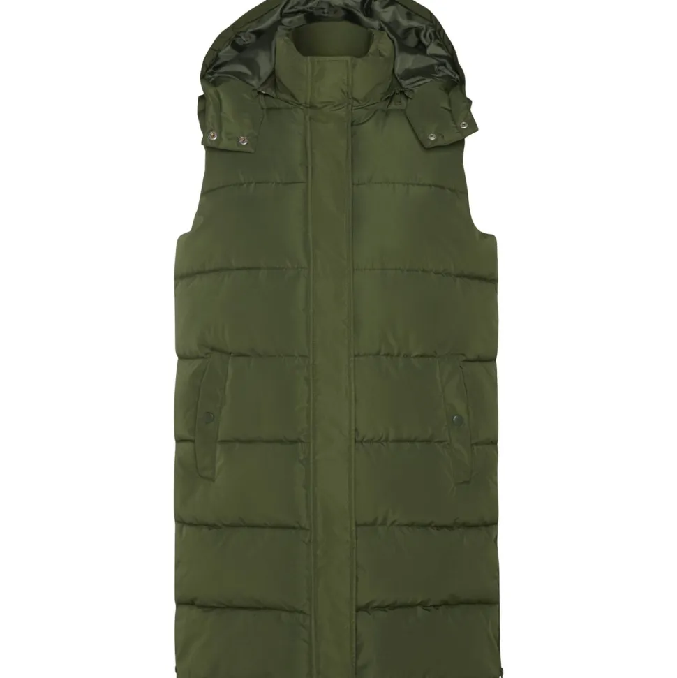 Roly CC5076 - REINE Gilet rembourré pour femmes avec capuche amovible