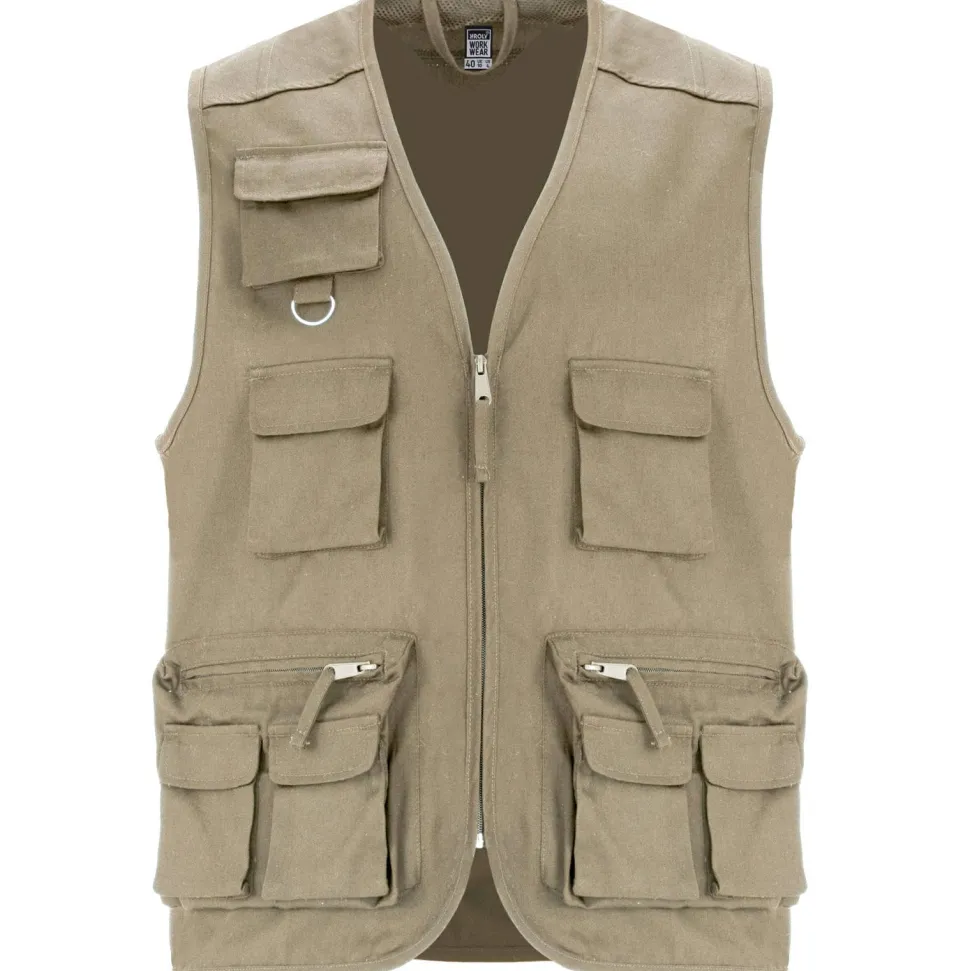 Roly CC9111 - VENERA Gilet de travail multi-poches col en V