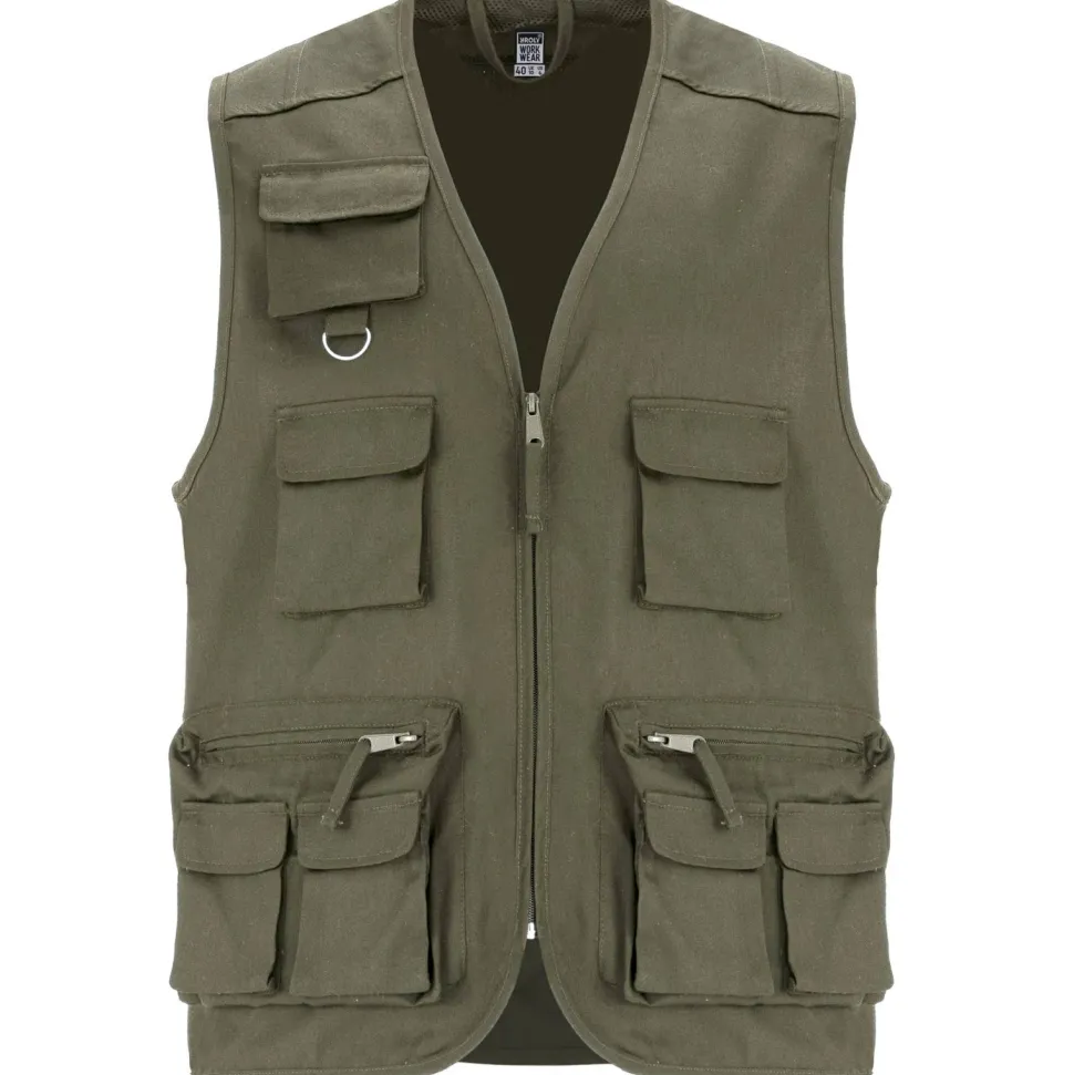 Roly CC9111 - VENERA Gilet de travail multi-poches col en V