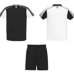Roly CJ0525 - JUVE Kit de sport unisex composé de 2 t-shirts + 1 short