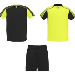 Roly CJ0525 - JUVE Kit de sport unisex composé de 2 t-shirts + 1 short