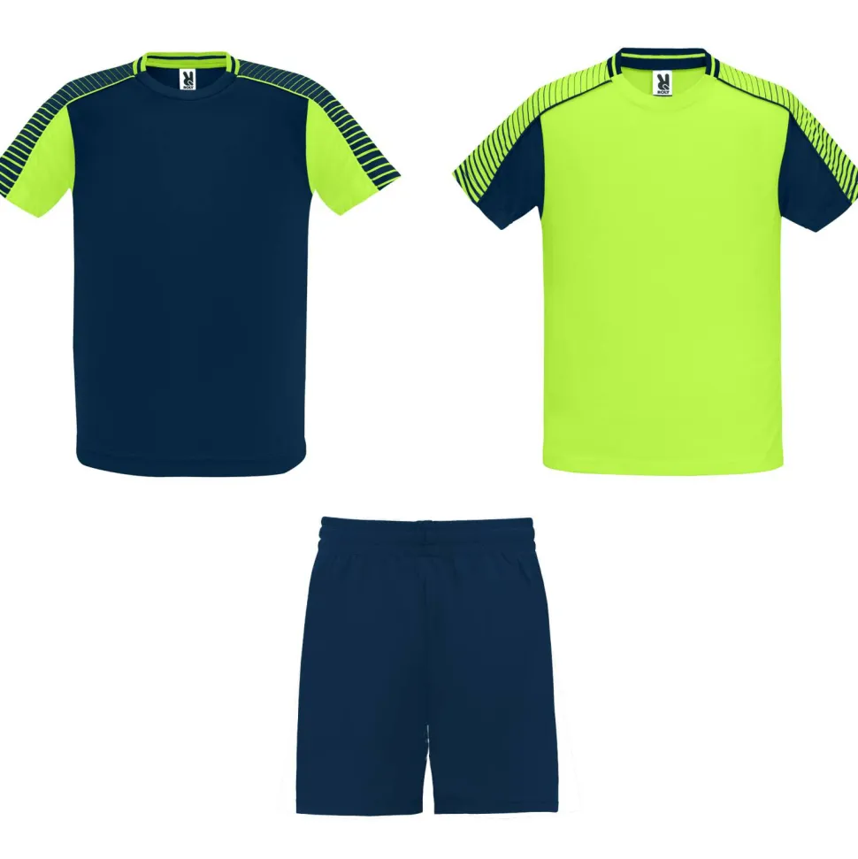 Roly CJ0525 - JUVE Kit de sport unisex composé de 2 t-shirts + 1 short