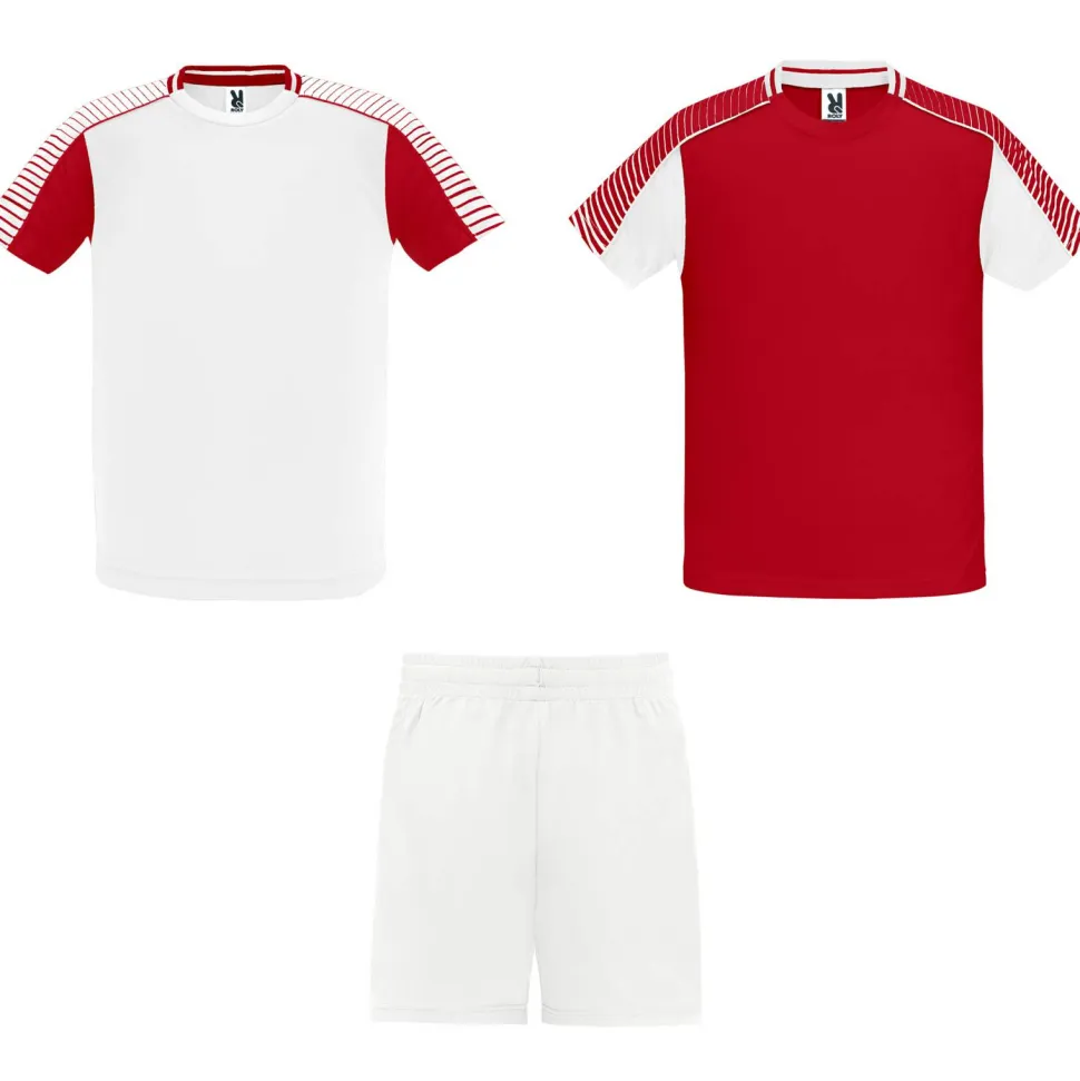 Roly CJ0525 - JUVE Kit de sport unisex composé de 2 t-shirts + 1 short