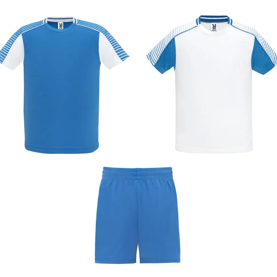 Roly CJ0525 - JUVE Kit de sport unisex composé de 2 t-shirts + 1 short